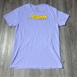 Marvel Spider-Man Purple T-Shirt for Women’s Size M
